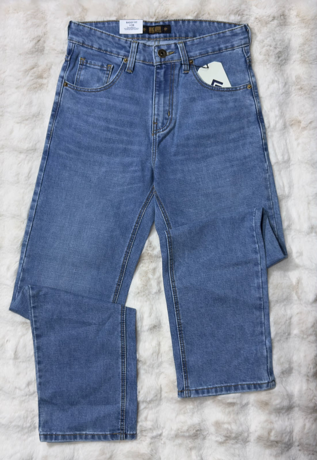 Pantalón Baggy de Mezclilla Premium