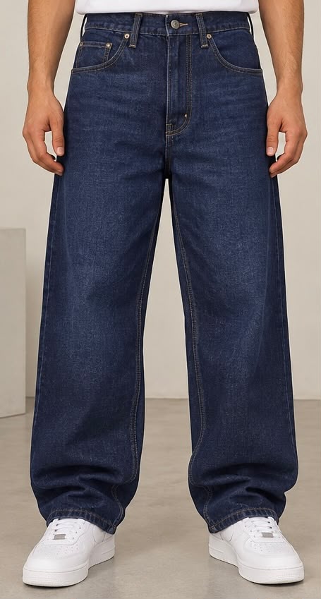 Pantalón Baggy de Mezclilla Premium