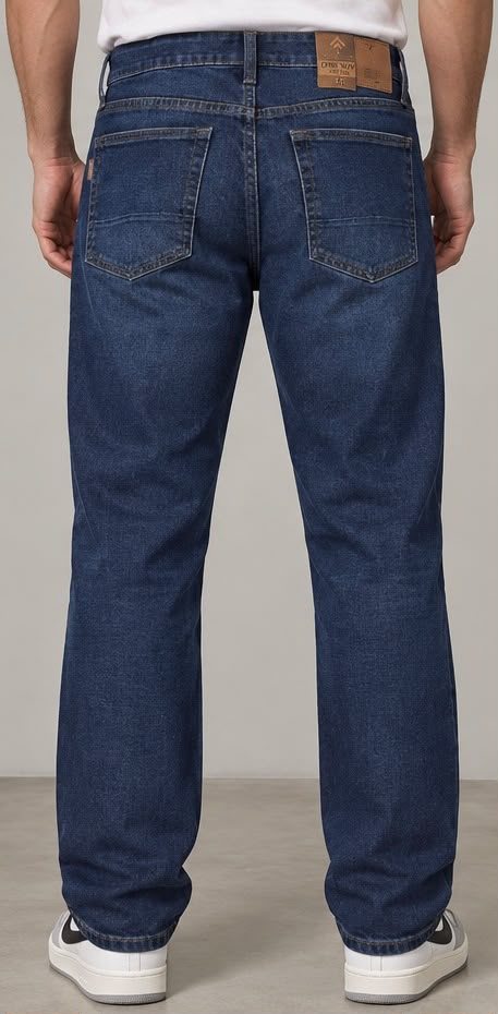 907 - Pantalón Corte Bota Azul Oscuro