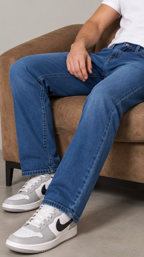 906 - Pantalón Corte Bota Azul Claro