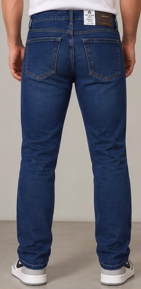 915 - Pantalón Corte Slim Azul Oscuro