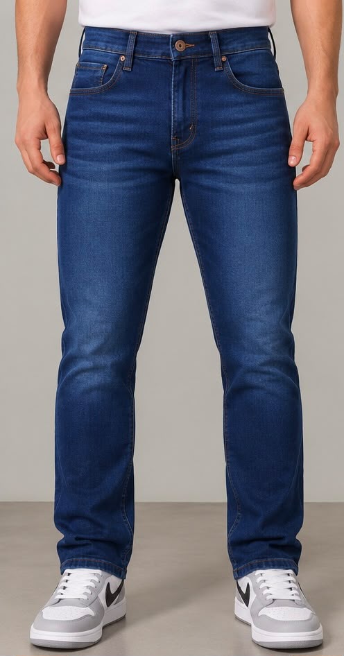 898 - Pantalón Corte Slim Azul Índigo