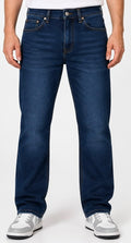 903 - Pantalón Corte Recto Azul Oscuro Índigo